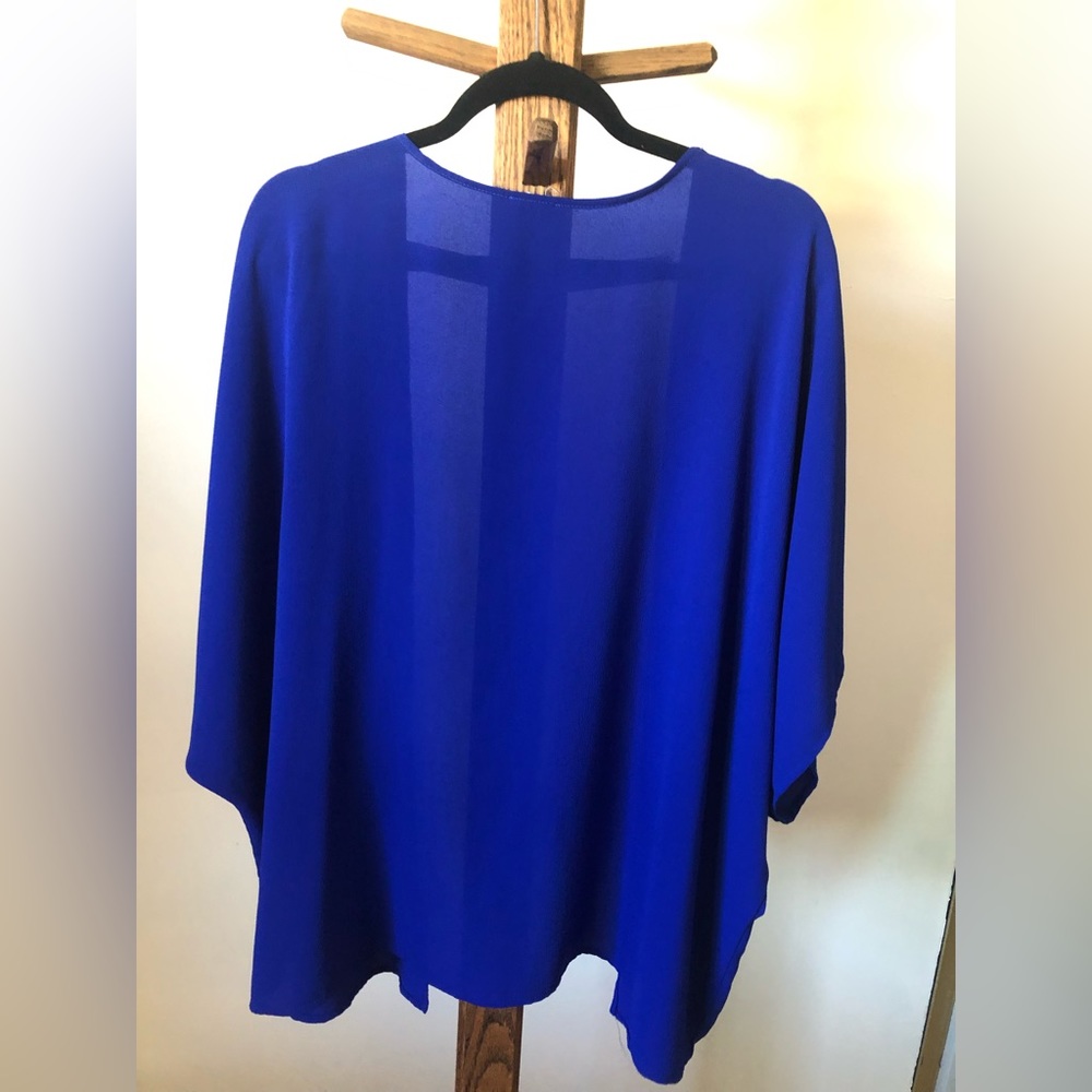 Plain sheer mesh kimono - Picture 3 of 3